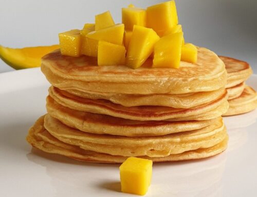 Flavor-full Mango Pancakes
