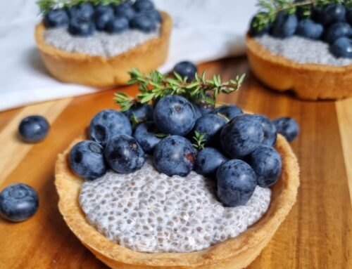 Lemon Coconut Chia Seed Pudding Mini Pie