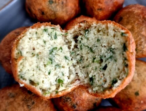 Vegan Spinach Banana Puffs